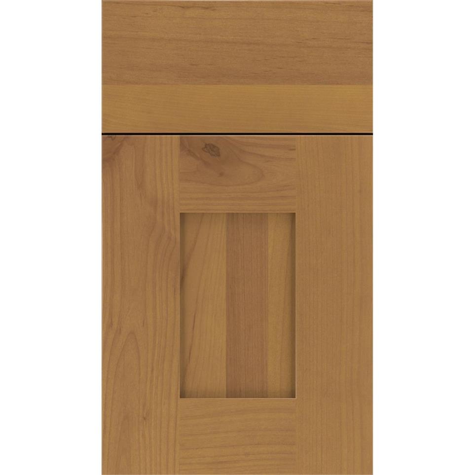 Square Ginger Light Finish Square Cabinets