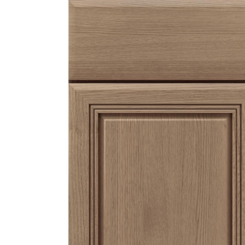 Square Boardwalk Light Finish Square Cabinets