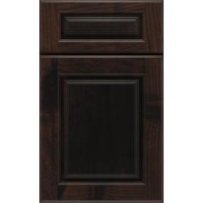 Square Chocolate Dark Finish Square Cabinets