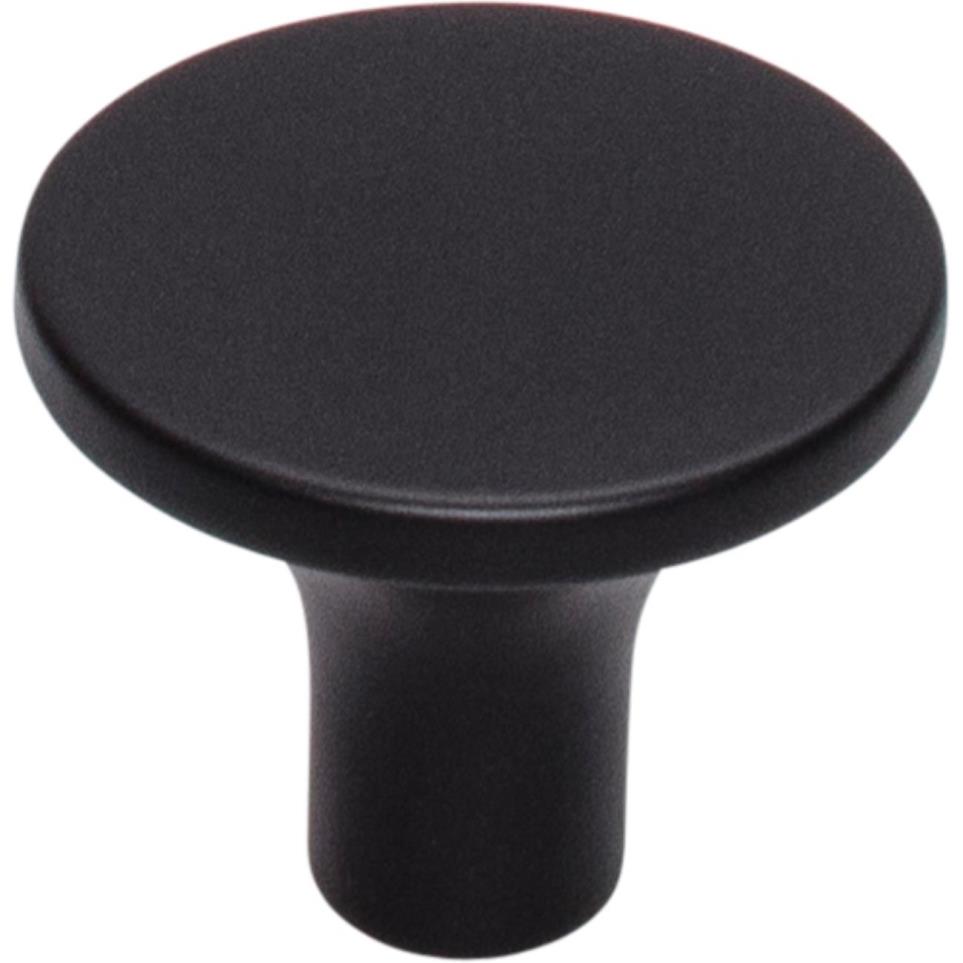 Knob Flat Black Black Knobs