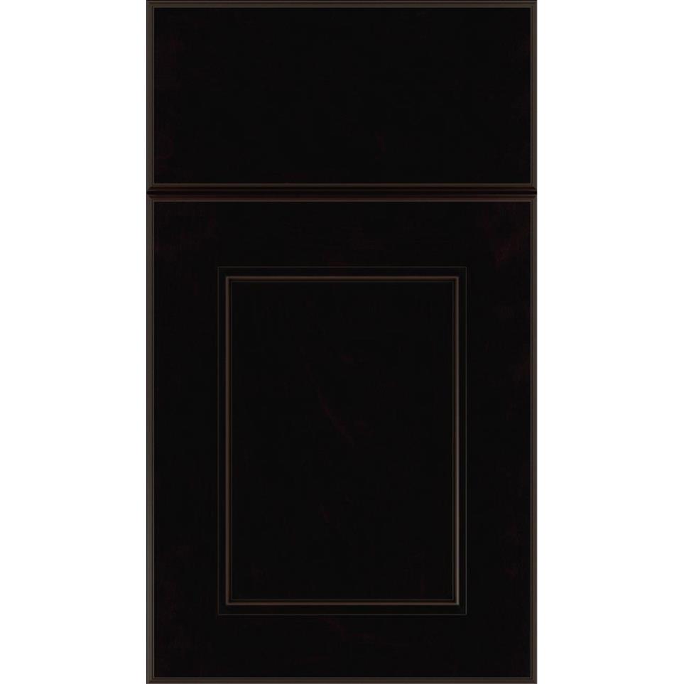 Square Espresso Black Glaze Glaze - Stain Square Cabinets
