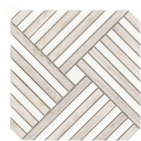 Mosaic Cream Beige/Tan Tile