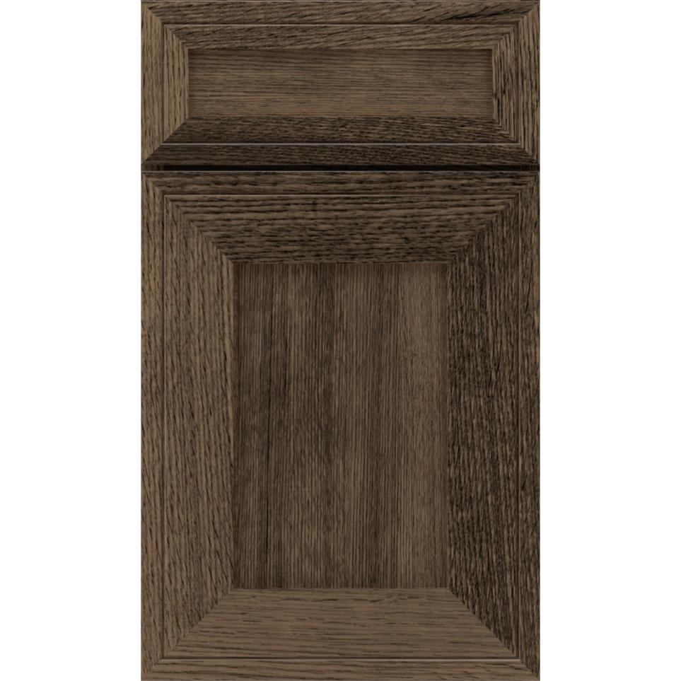 Square Gunny Relic Dark Finish Square Cabinets