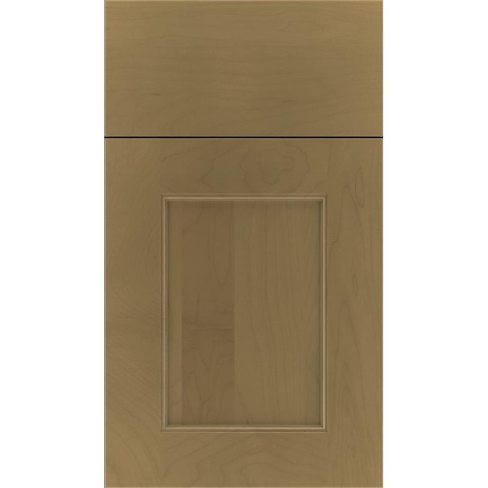 Square Frappe Medium Finish Square Cabinets