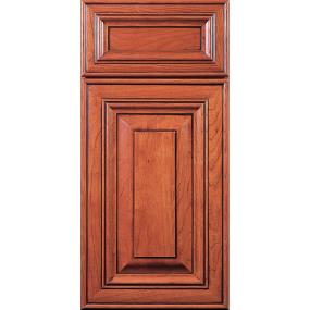 Square Mandarin Coffee Medium Finish Square Cabinets
