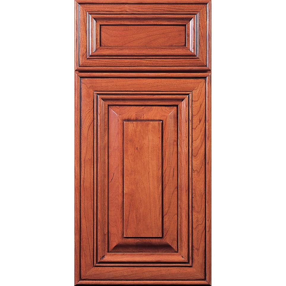 Square Mandarin Coffee Medium Finish Square Cabinets