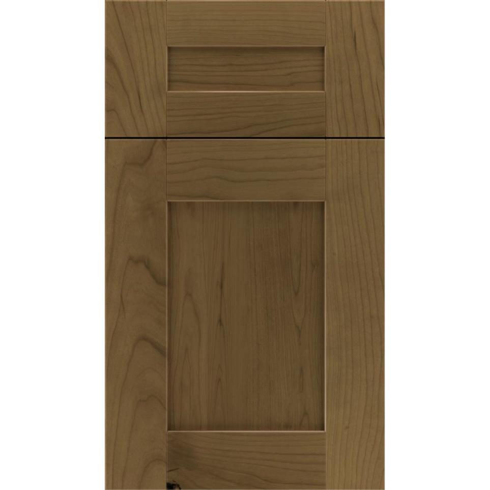 Square Frappe Medium Finish Square Cabinets