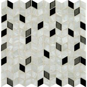 Mosaic Moonlight Glass Gray Tile