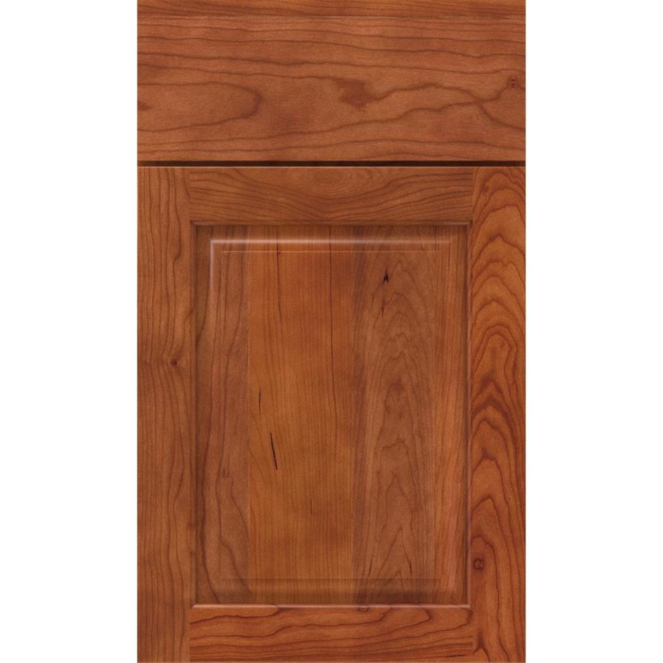 Square Cattail Medium Finish Square Cabinets