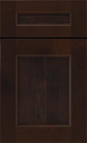 5 Piece Chocolate Dark Finish Cabinets