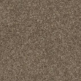 Textured Saxony Harness Brown Carpet