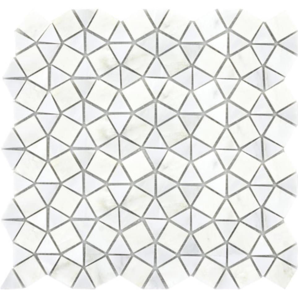 Mosaic Winter Frost White Tile