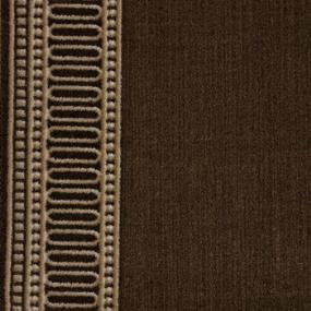 Pattern Border/Runner  Brown Carpet
