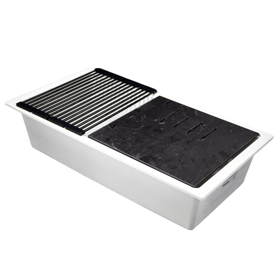 Matte White White Sinks