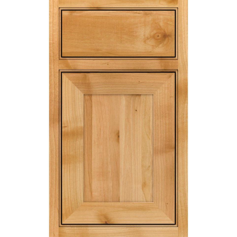 Square Natural Light Finish Square Cabinets