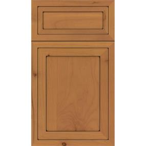 Square Ginger Black Glaze Glaze - Stain Square Cabinets