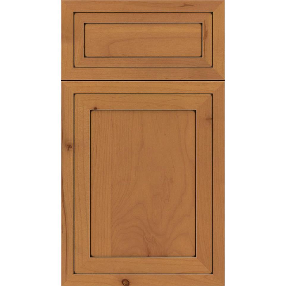Square Ginger Black Glaze Glaze - Stain Square Cabinets