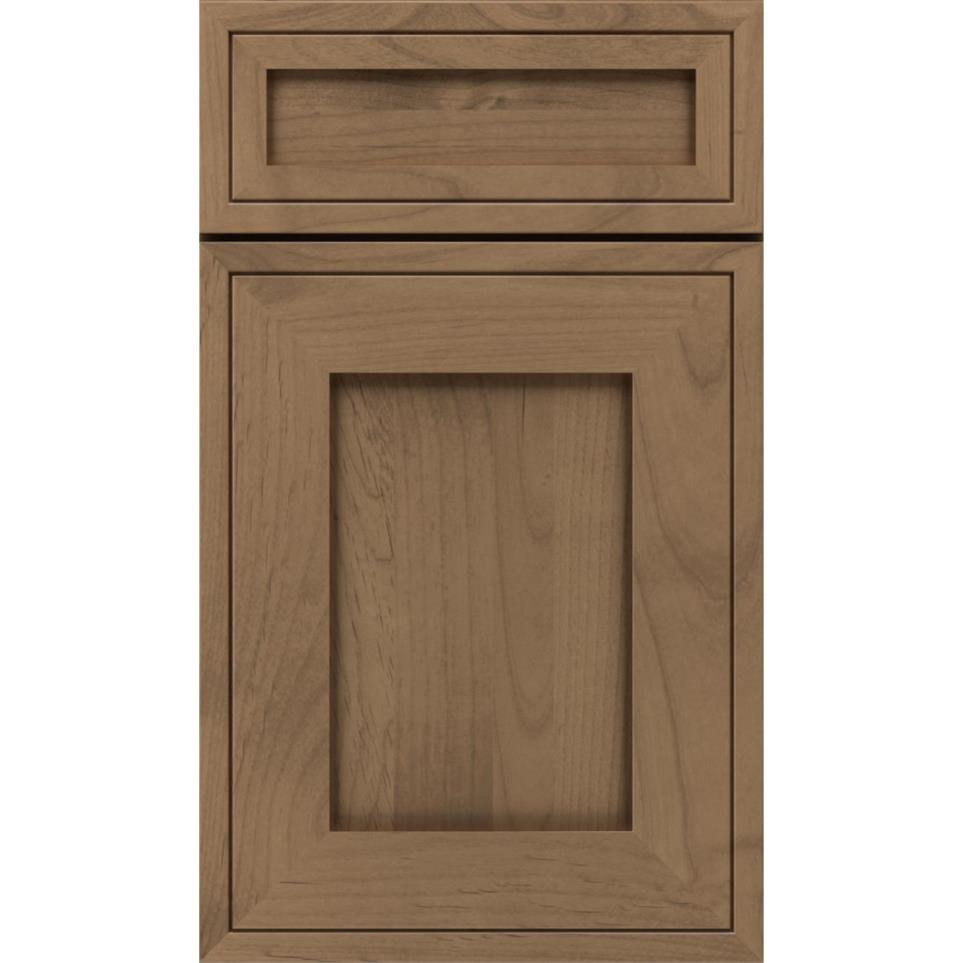 Square Gunny Medium Finish Square Cabinets
